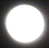 Lune en pleine face - La nuit
