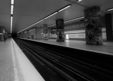 Lignes. Montréal - Black and blanc