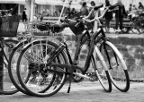 à bicyclette (s) - Black and blanc